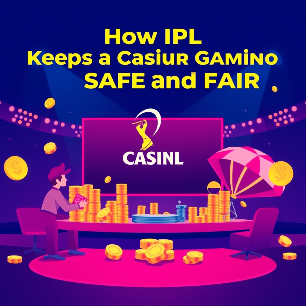 Editorial banner illustrating How IPL Live Casino Keeps Your Lottery Gaming Safe and Fair at IPL Live