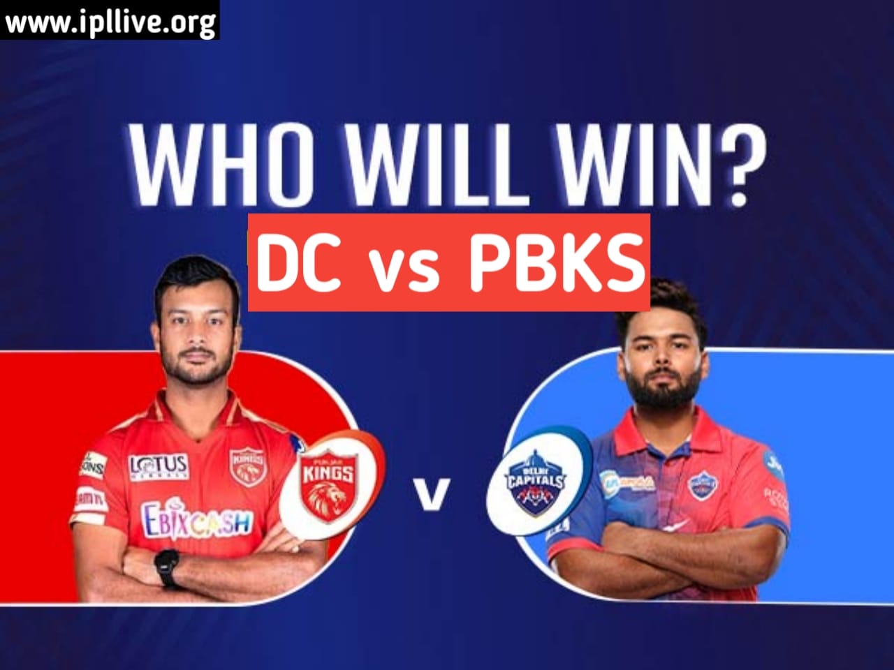 PBKS vs DC - IPL LIVE